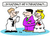 Cartoon: dysfunctionality wedding marriag (small) by rmay tagged dysfunctionality,wedding,marriage