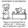 Cartoon: Einstein ask for a day off (small) by rmay tagged einstein day off relative relativity theory space time curved