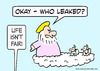 Cartoon: God Life isnt fair who leaked (small) by rmay tagged god,life,isnt,fair,who,leaked