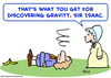 Cartoon: isaac newton gravity panana (small) by rmay tagged isaac,newton,gravity,panana