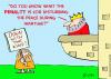 Cartoon: king disturbing peace (small) by rmay tagged king disturbing peace