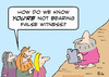 Cartoon: Moses bears false witness? (small) by rmay tagged commandment moses bear false witness