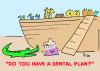 Cartoon: Noah ark alligator dental plan (small) by rmay tagged noah ark alligator dental plan