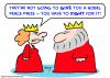 Cartoon: nobel prize king queen (small) by rmay tagged nobel,prize,king,queen