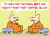 Cartoon: NOTHING BUT THE TRUTH PRISONERS (small) by rmay tagged nothing but the truth prisoners
