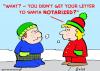 Cartoon: santa claus notarized letter (small) by rmay tagged santa,claus,notarized,letter