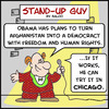 Cartoon: SUG obama democracy afghanistan (small) by rmay tagged sug,obama,democracy,afghanistan