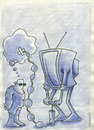 Cartoon: TV (small) by HAMED NABAHAT tagged tv