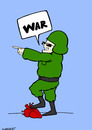 Cartoon: war (small) by HAMED NABAHAT tagged war
