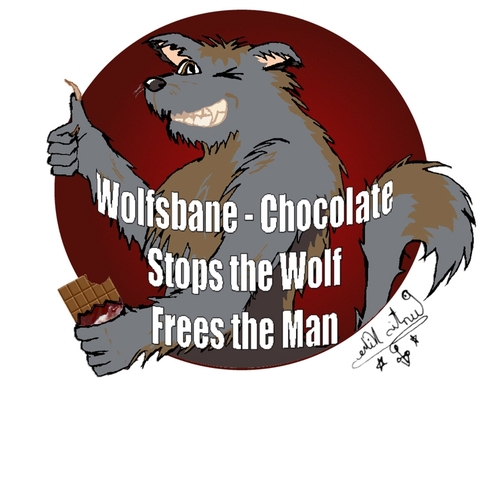 Cartoon: Wolfsbane Chocolate (medium) by Curt tagged harry,potter,werwolf,professor,remus,lupin,schokolade